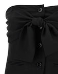 Max Mara Black Virgin Wool Tank Tops