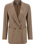 Max Mara Beige Cashmere Blazer