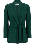 Max Mara Bicolor Virgin Wool Blazer
