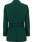 Max Mara Bicolor Virgin Wool Blazer