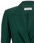 Max Mara Bicolor Virgin Wool Blazer