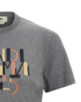 Fendi Gray Cotton T-Shirt