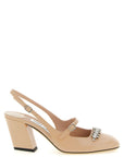 Jimmy Choo Multicolor Leather Mid Heel Pumps