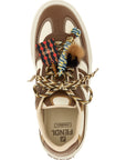 Fendi Multicolor Calfskin Platform Sneakers