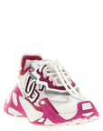 Dolce & Gabbana Fuchsia Viscose Athletic Sneakers