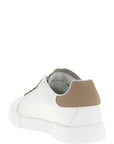 Dolce & Gabbana Beige Calfskin Sneakers