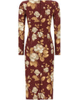 Dolce & Gabbana Multicolor Elastane Midi Dress