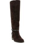 Jimmy Choo Brown Leather Over The Knee