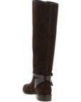 Jimmy Choo Brown Leather Over The Knee