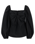 Carolina Herrera Black Cotton Tank Tops