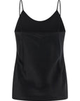 Max Mara Black Silk Tank Tops