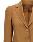 Max Mara Brown Virgin Wool Blazer