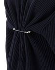 Balenciaga Blue Wool Short Dress