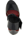 Valentino Garavani Black Calfskin Stiletto Heel Sandals