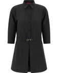 Gucci Gray Wool Short Dress