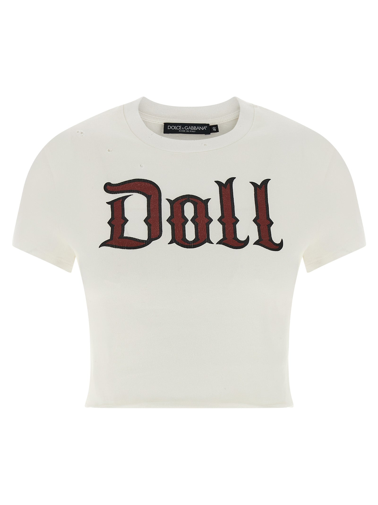Dolce &amp; Gabbana White Cotton T-Shirt