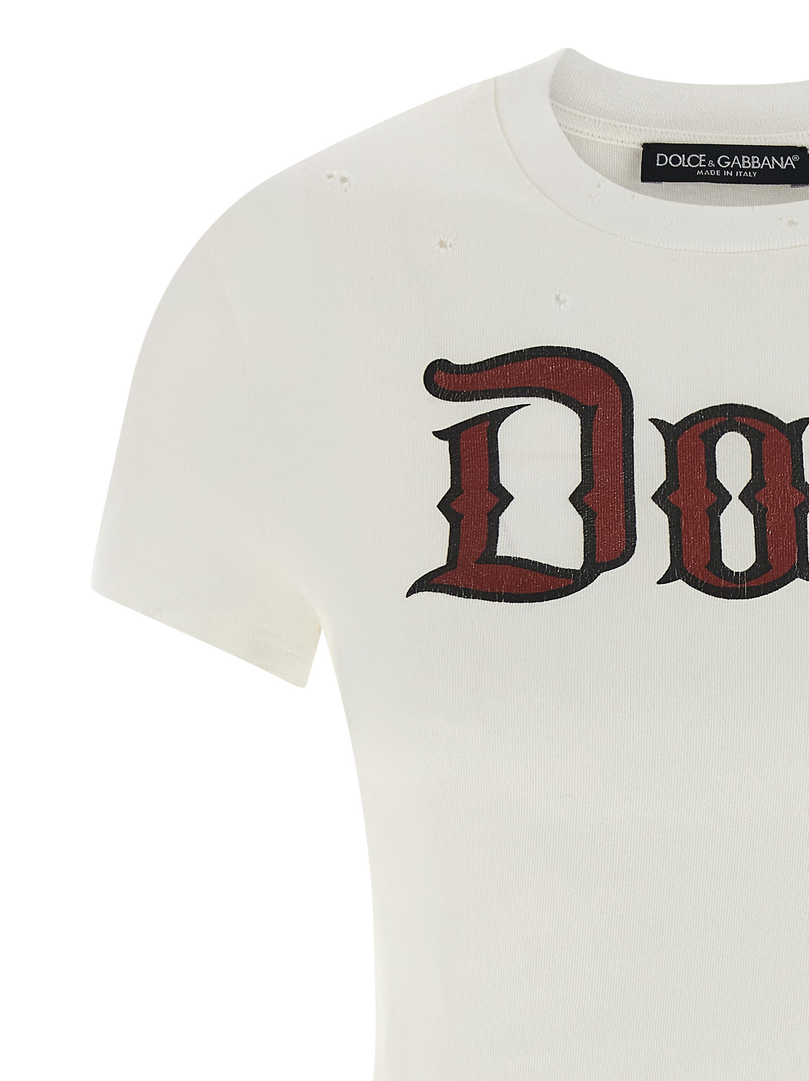 Dolce &amp; Gabbana White Cotton T-Shirt