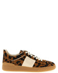 Valentino Garavani Brown Calfskin Low Top Sneakers