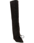 Paris Texas Brown Calfskin Over The Knee