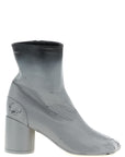 MM6 Maison Margiela Gray Lambskin Ankle Boots