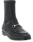 Gucci Black Lamb Leather Ankle Boots