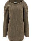 MM6 Maison Margiela Beige Virgin Wool Short Dress