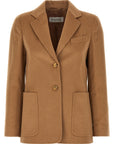 Max Mara Beige Wool Blazer
