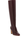 Paris Texas Bordeaux Leather Over The Knee