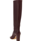 Paris Texas Bordeaux Leather Over The Knee