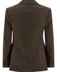 Max Mara Brown Virgin Wool Blazer
