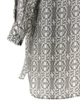 Max Mara Gray Silk Short Dress