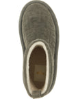 Fendi Gray Calfskin Ankle Boots