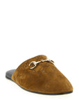 Gucci Brown Calfskin Mules