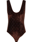 Gucci Brown Polyamide Bodysuit