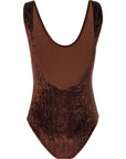 Gucci Brown Polyamide Bodysuit