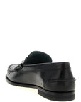 Tod's Black Calfskin Slip-On Loafers