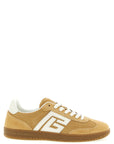 Balmain Beige Calfskin Low Top Sneakers