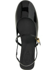 Tod's Black Calfskin Ballet Flats