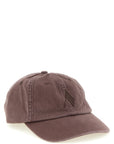 The Attico Brown Cotton Cap (Baseball Hat)