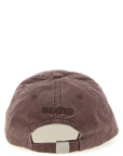 The Attico Brown Cotton Cap (Baseball Hat)