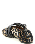 Ganni Multicolor Cotton Ballet Flats