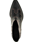 Ganni Black Polyethylene Chelsea Boots