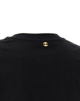 Paco Rabanne Black Cotton T-Shirt