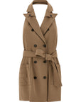 Elisabetta Franchi Beige Viscose Short Dress