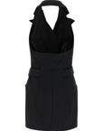 Elisabetta Franchi Black Viscose Short Dress