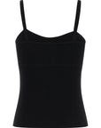 Max Mara Black Virgin Wool Tank Tops