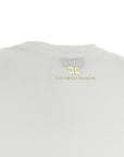 Elisabetta Franchi White Cotton Sleeveles T-Shirt