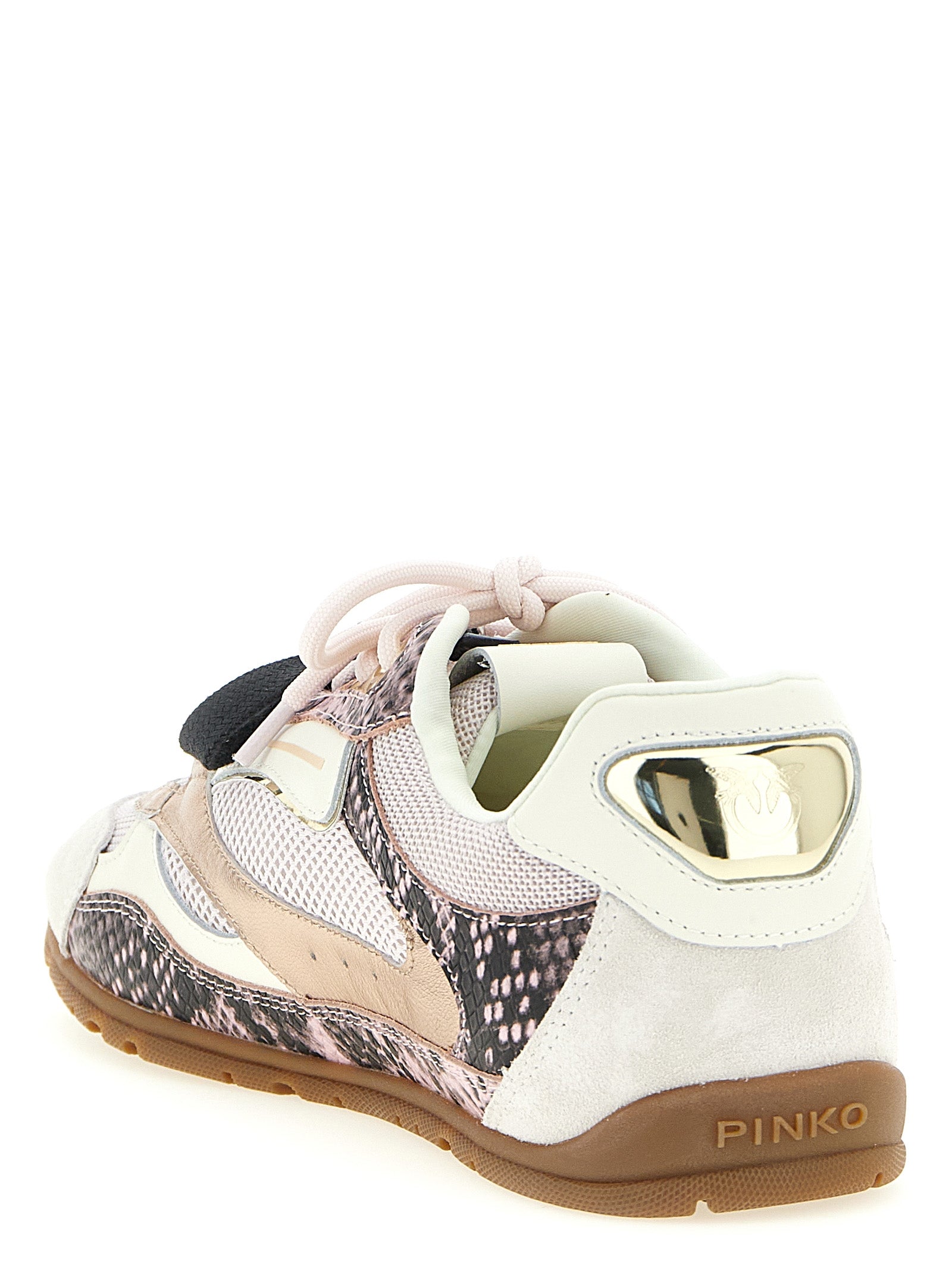 PINKO Multicolor Leather Low Top Sneakers