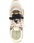 PINKO Multicolor Leather Low Top Sneakers