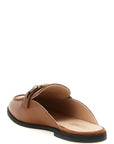 PINKO Brown Calfskin Flats